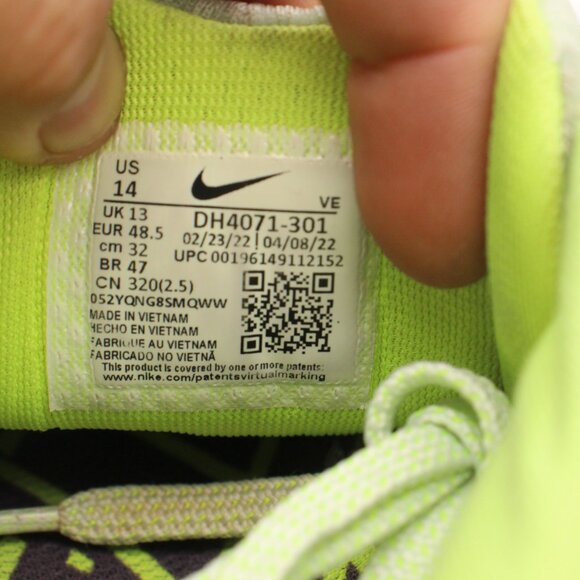 Nike Air Zoom Pegasus 39 Men\'s Size 14 Green Running Shoes Sneakers DH4071-301 main image 5